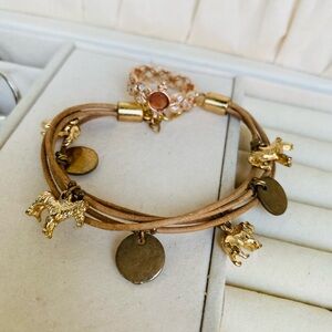 Cute Charm Bracelet and Ring Bundle